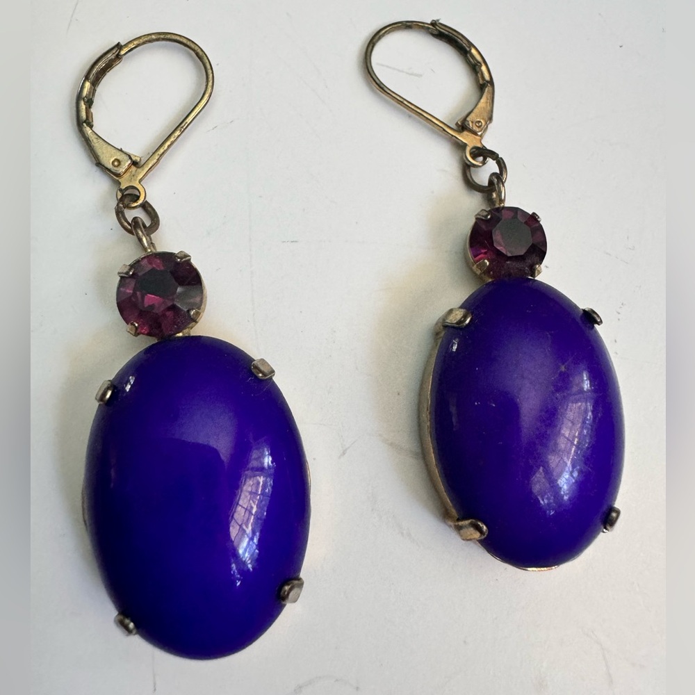 Aqua blue earrings